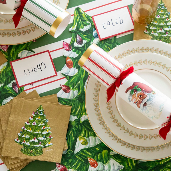 Hester & Cook Vintage Christmas Tree Cocktail Napkins