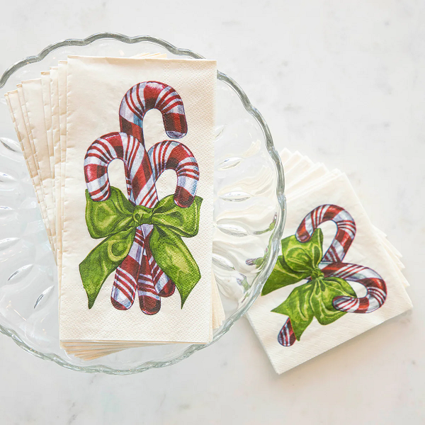  Hester & Cook's Candy Cane Napkins 