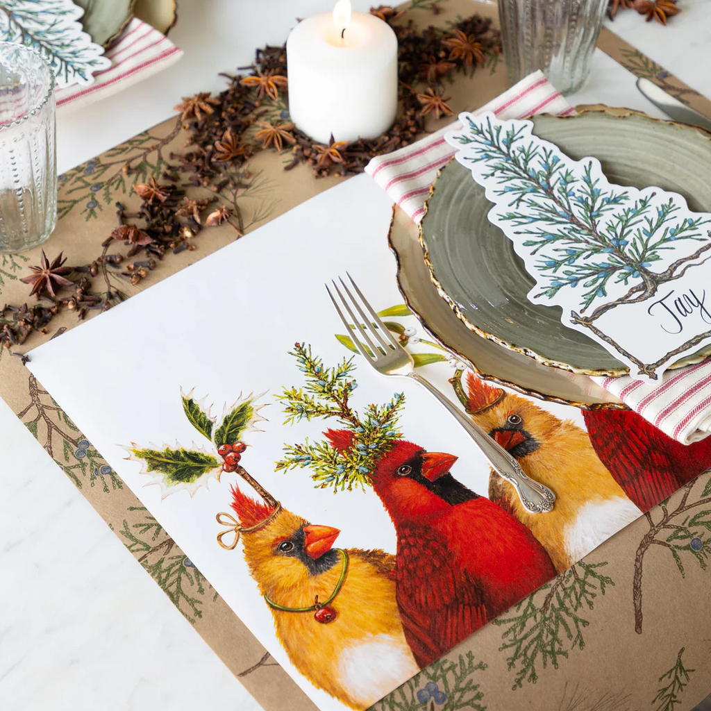 Hester & Cook Cardinal Party Placemats