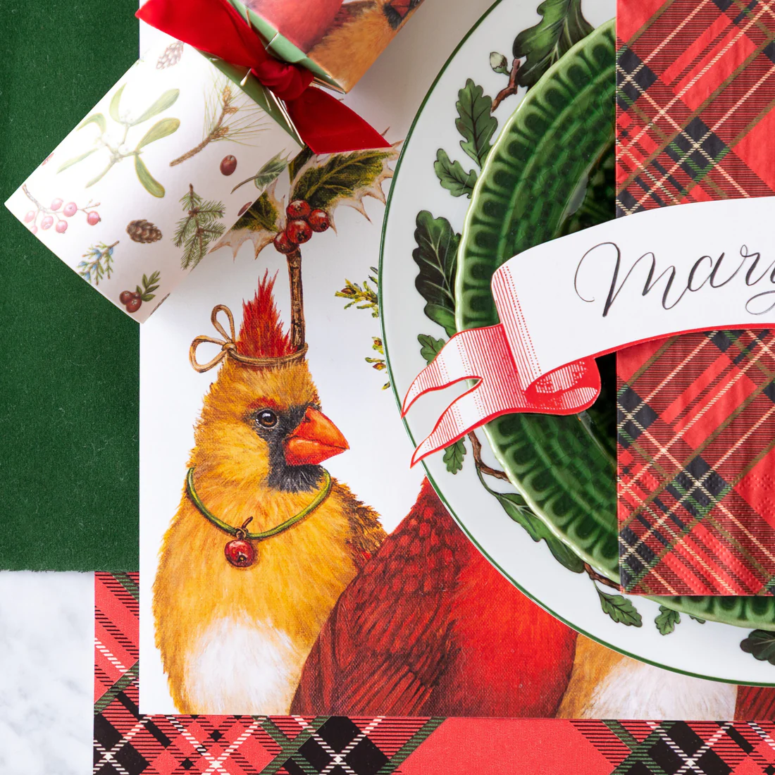 Hester & Cook Cardinal Party Placemats