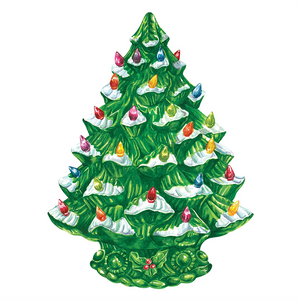 Hester & Cook Die Cut Vintage Christmas Tree Placemats