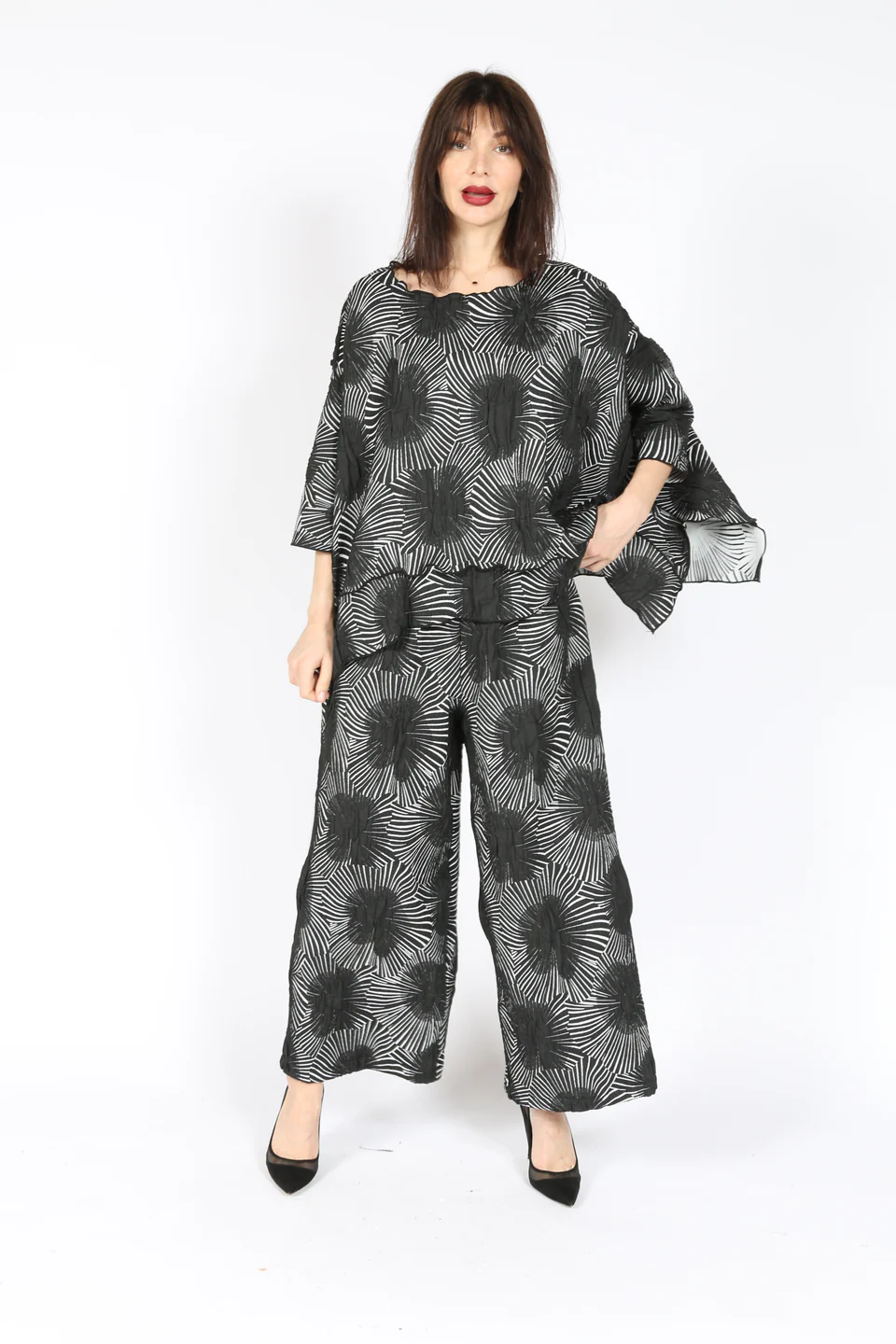 Heydari's Z Dot Pant in Black & White