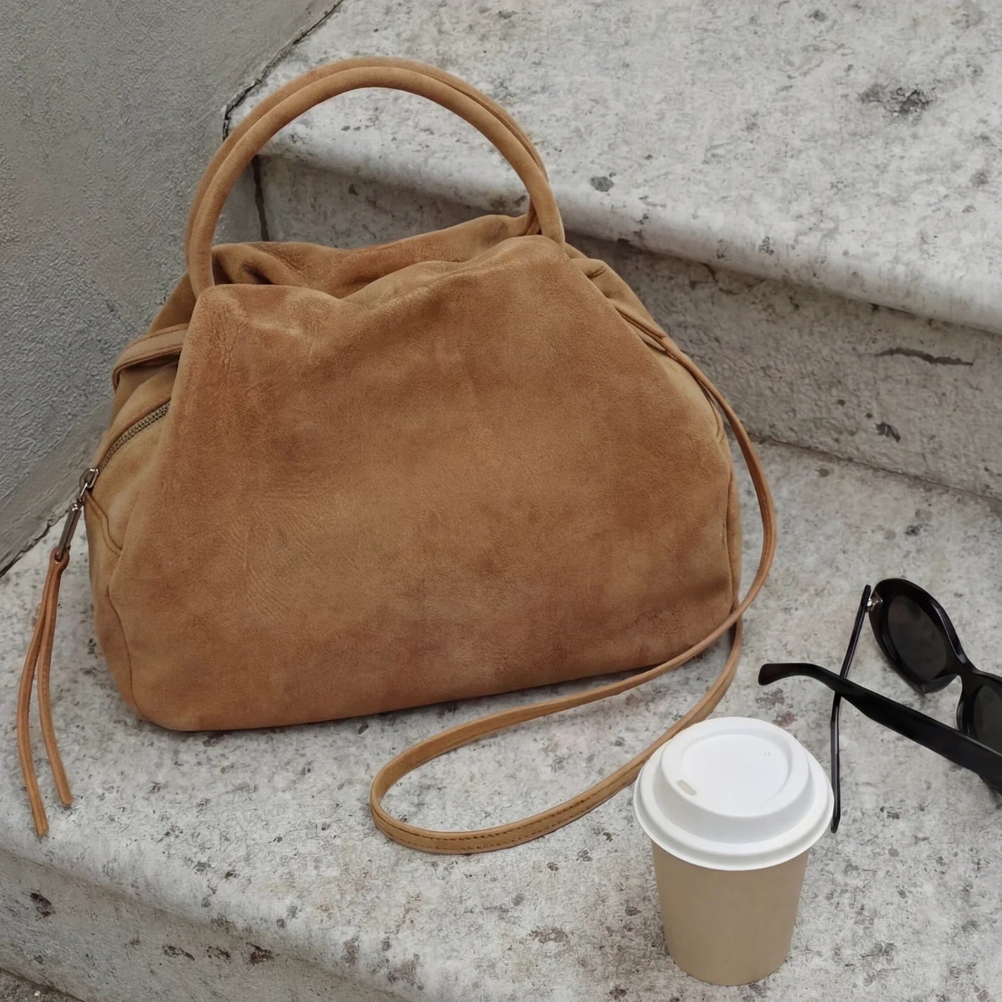 Darling Small Satchel in Whiskey
