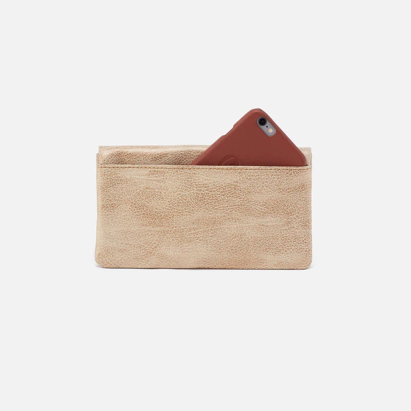 Lumen Continental Wallet in Gold Leaf