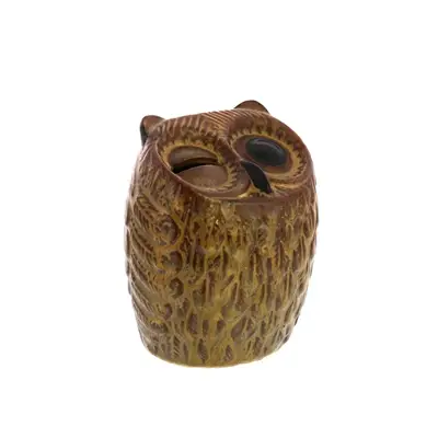 Ceramic Owl Bank