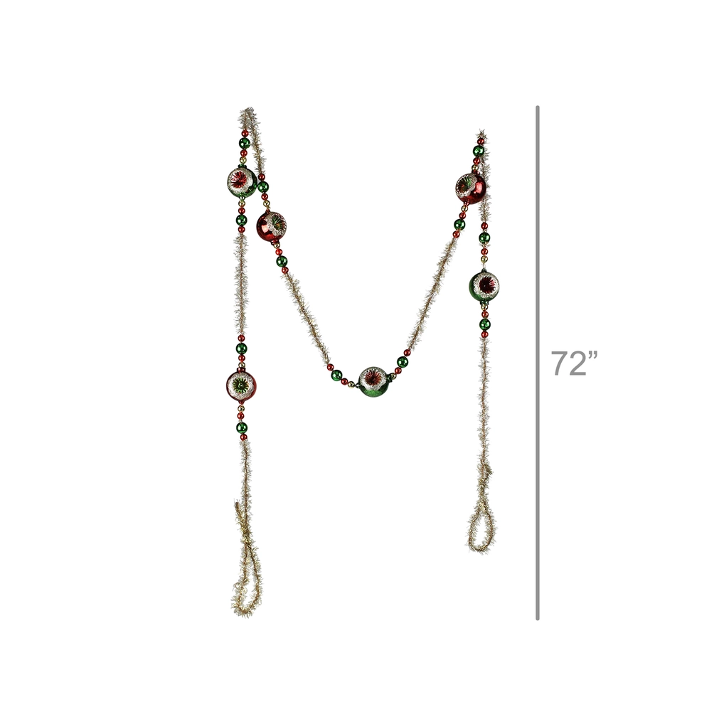 Glass & Tinsel Garland