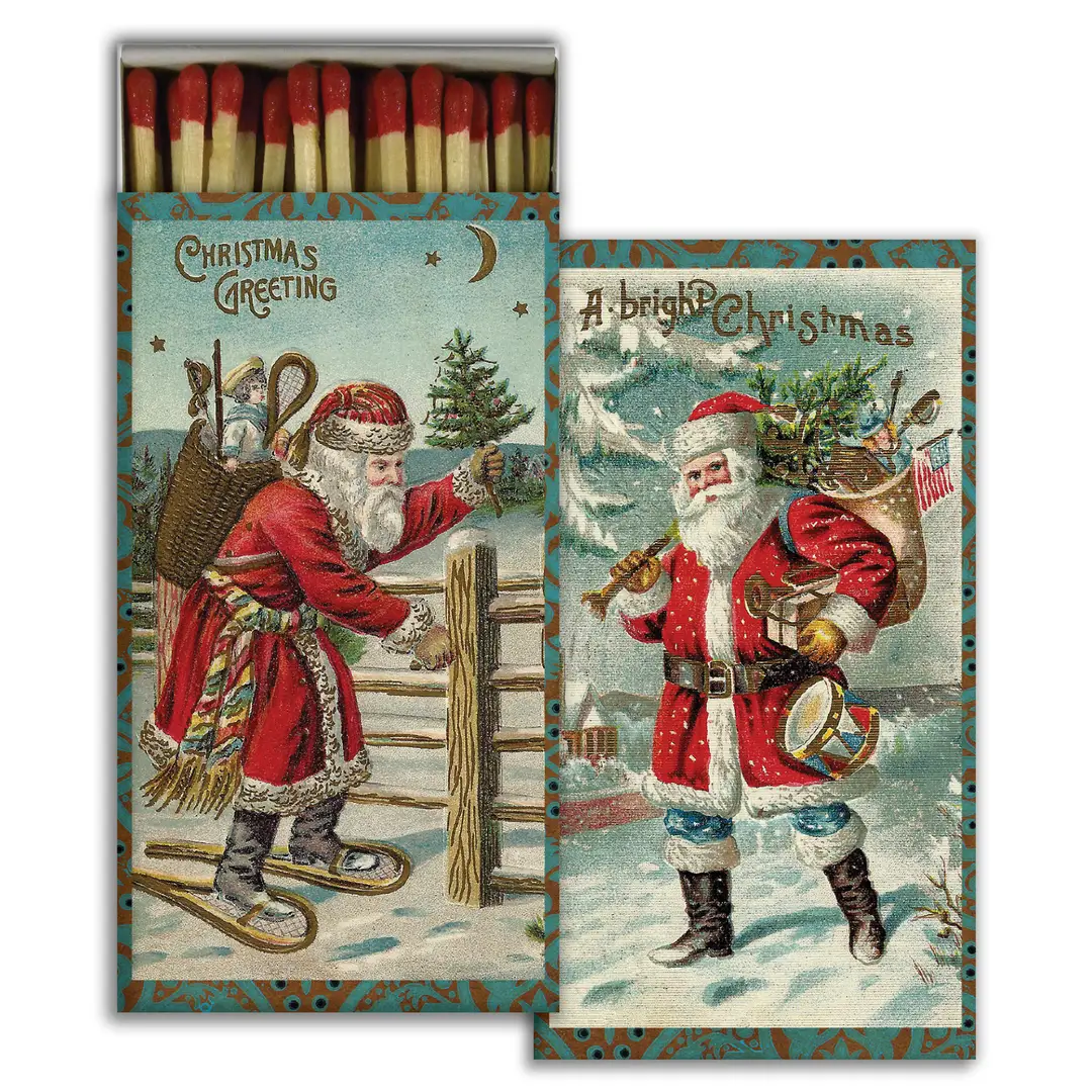 Vintage Santa Matches