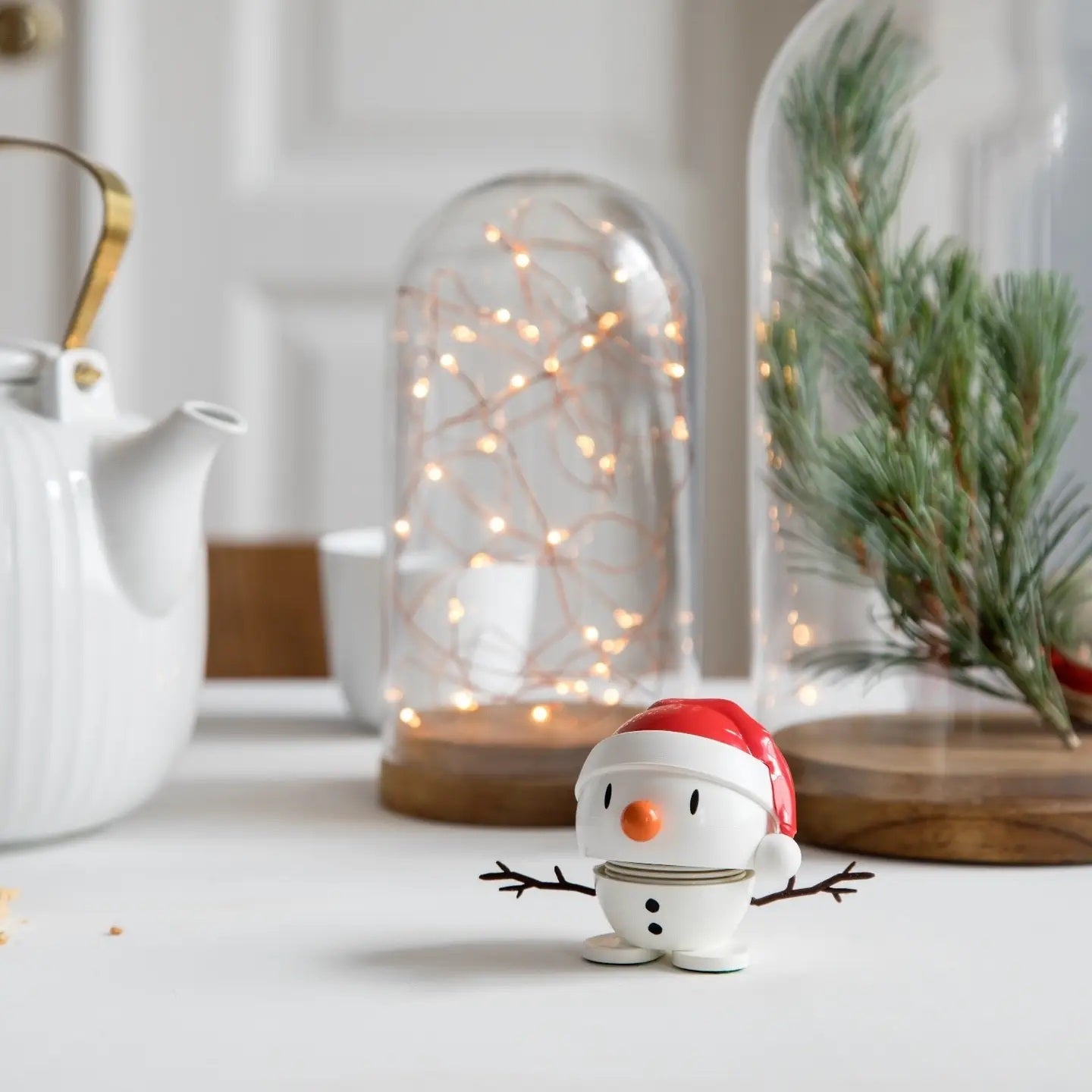 Hoptimist Small Santa Snowman