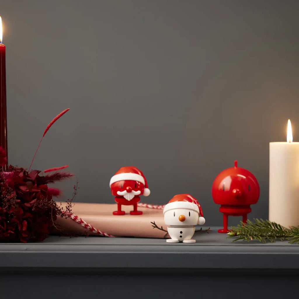 Hoptimist Small Santa Snowman