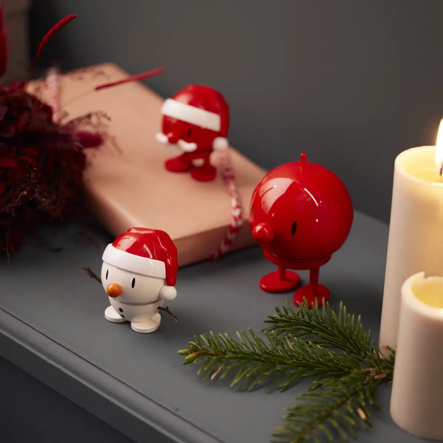 Hoptimist Small Santa Snowman