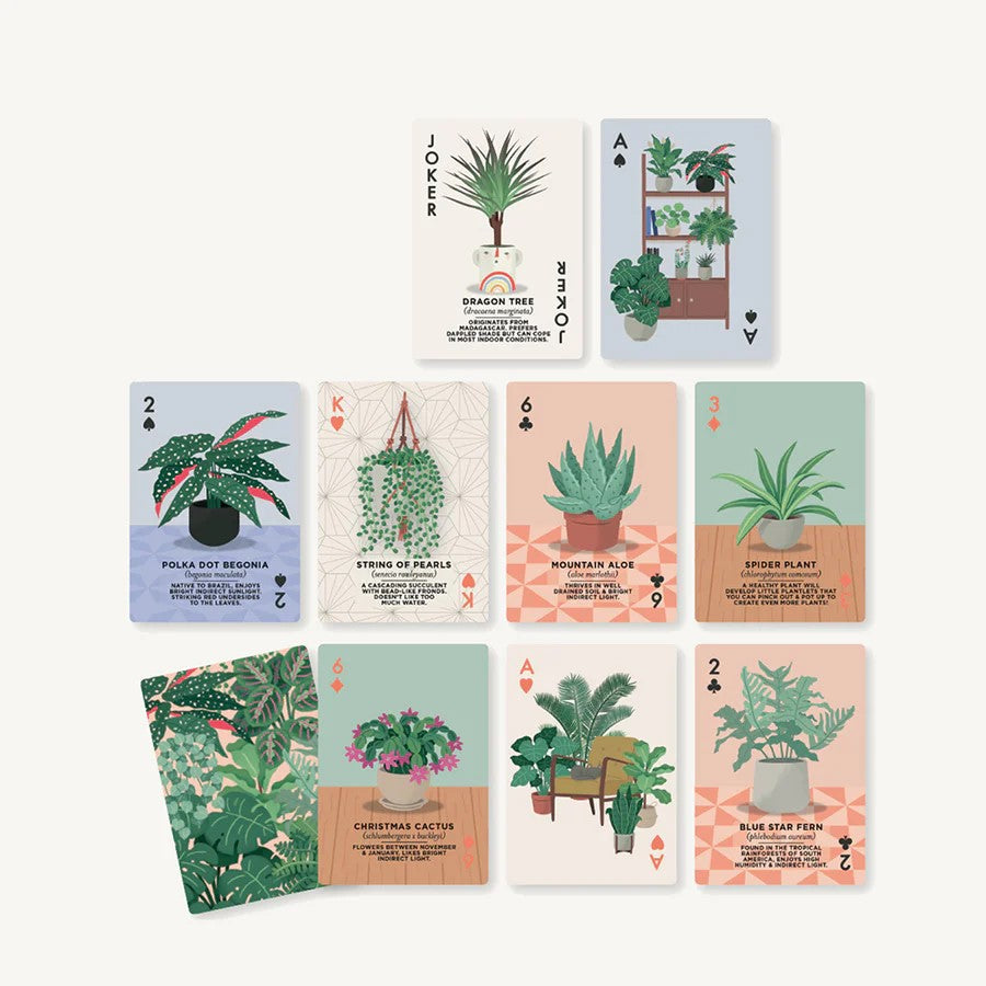 House Plants Playing Cards Deck