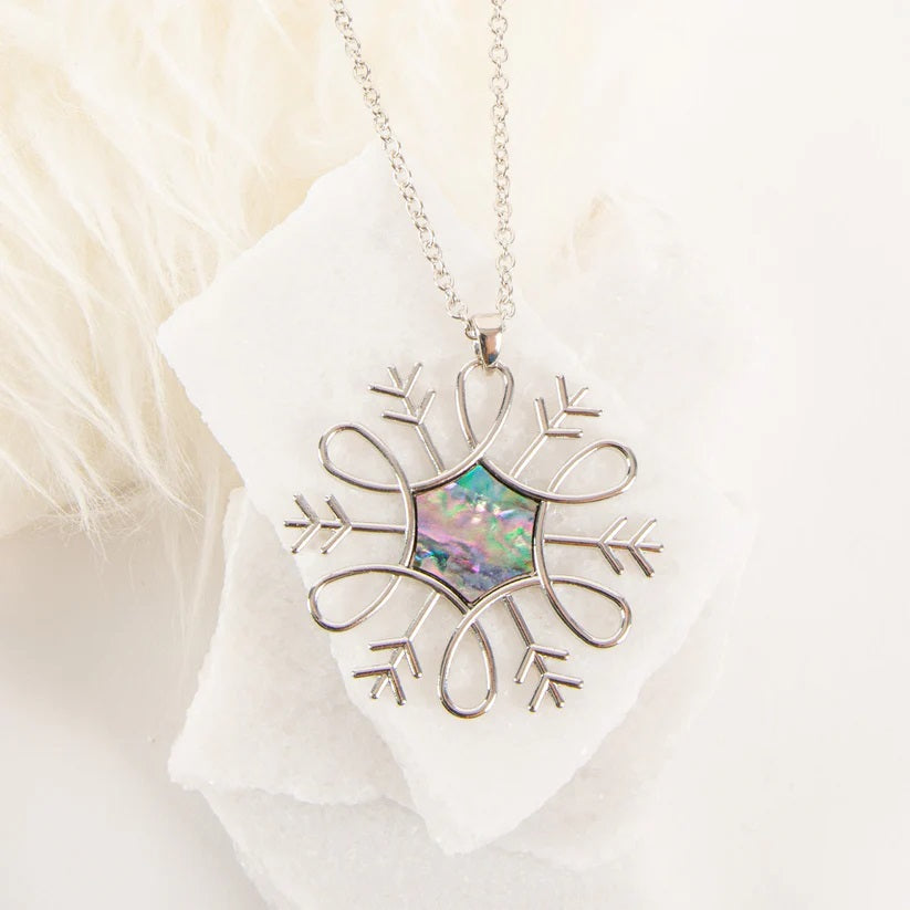 Eira Snowflake Pendant Necklace