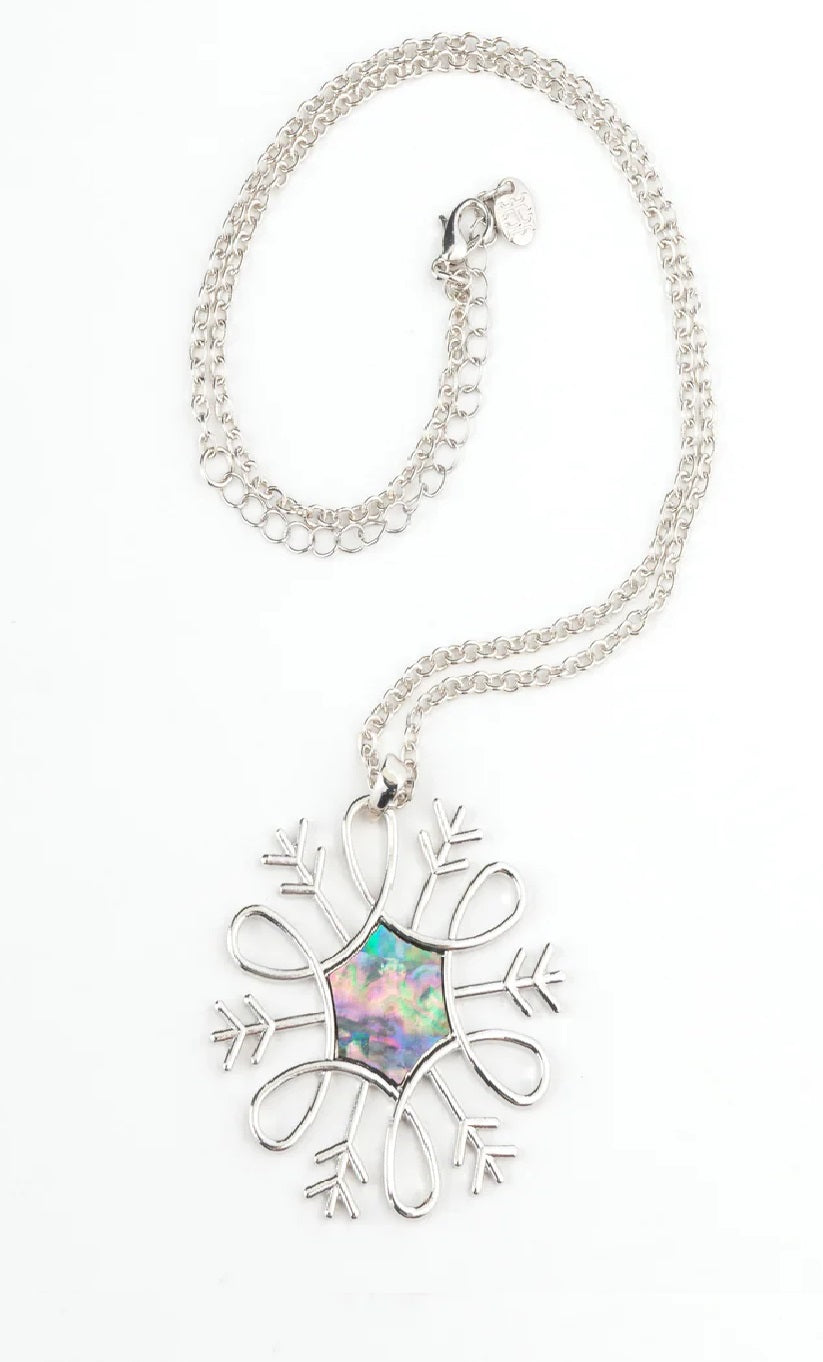 Eira Snowflake Pendant Necklace