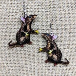 Pet Rat Earrings