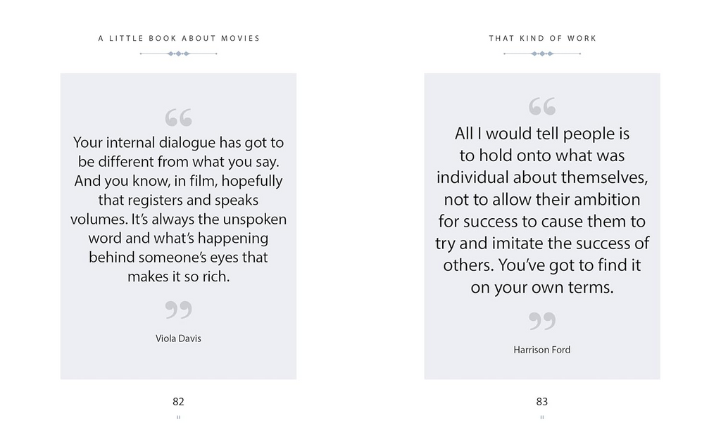 The Little Book of Movies