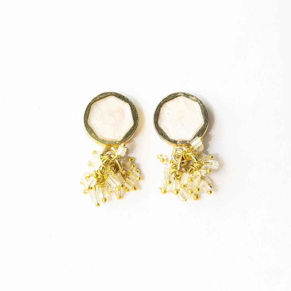 Kimberly Earring / White
