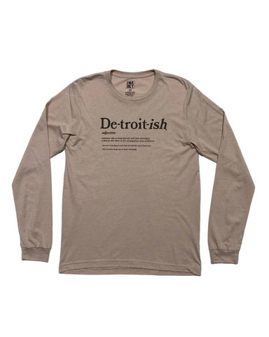 Detroitish Defined Long Sleeve Tee / Rose