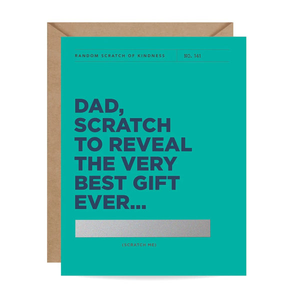 Best Gift Ever Scratch-off Father's Day Card