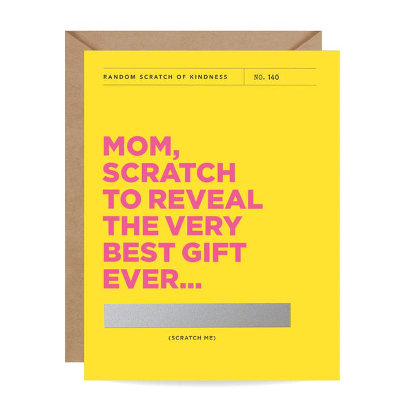 Best Gift Ever Scratch-off Mother's Day Card