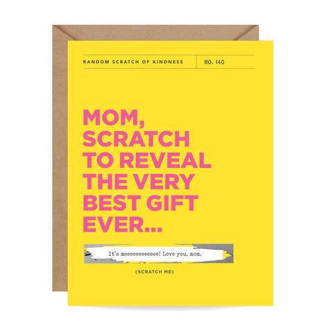 Best Gift Ever Scratch-off Mother's Day Card