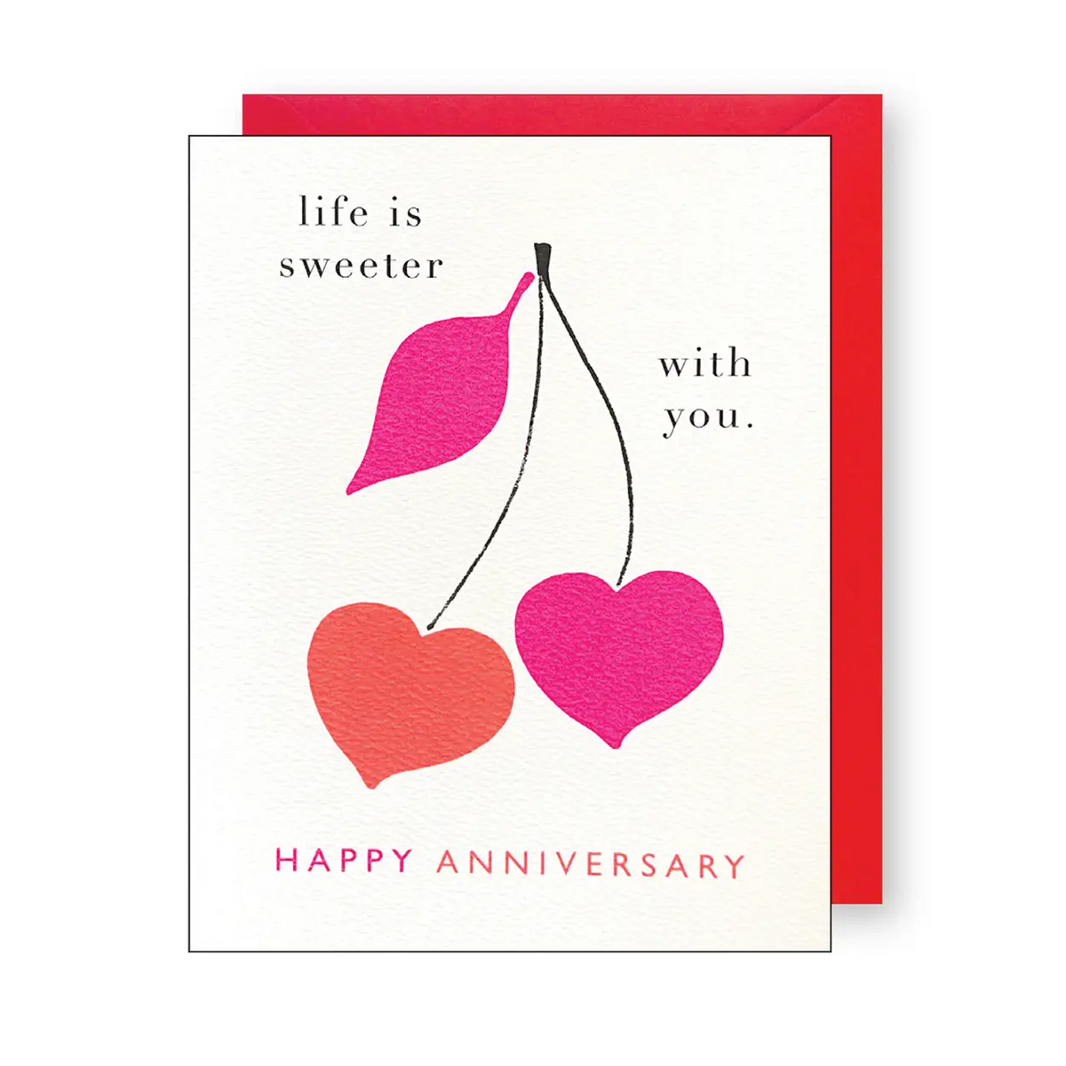 Sweet Cherries Anniversary Card