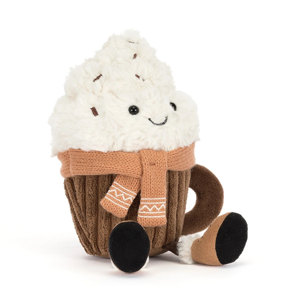 Jellycat Amuseables Scarffles Hot Chocolate Plush