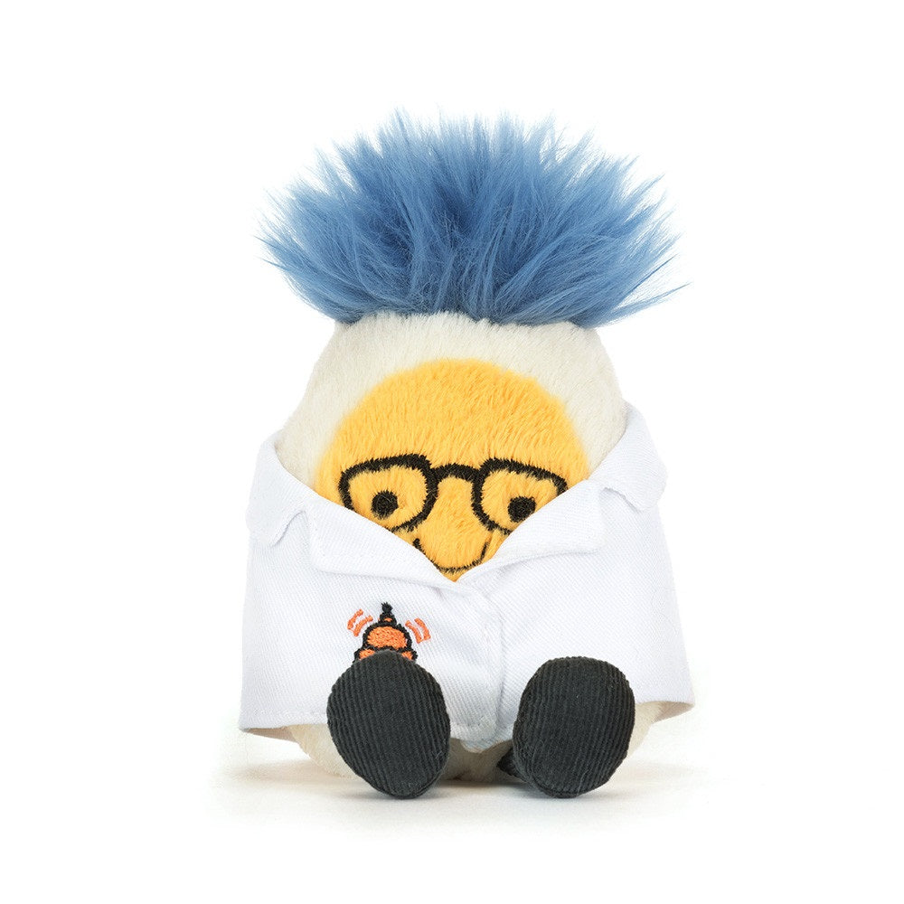Jellycat Amuseables Boiled Egg Scientist Plush