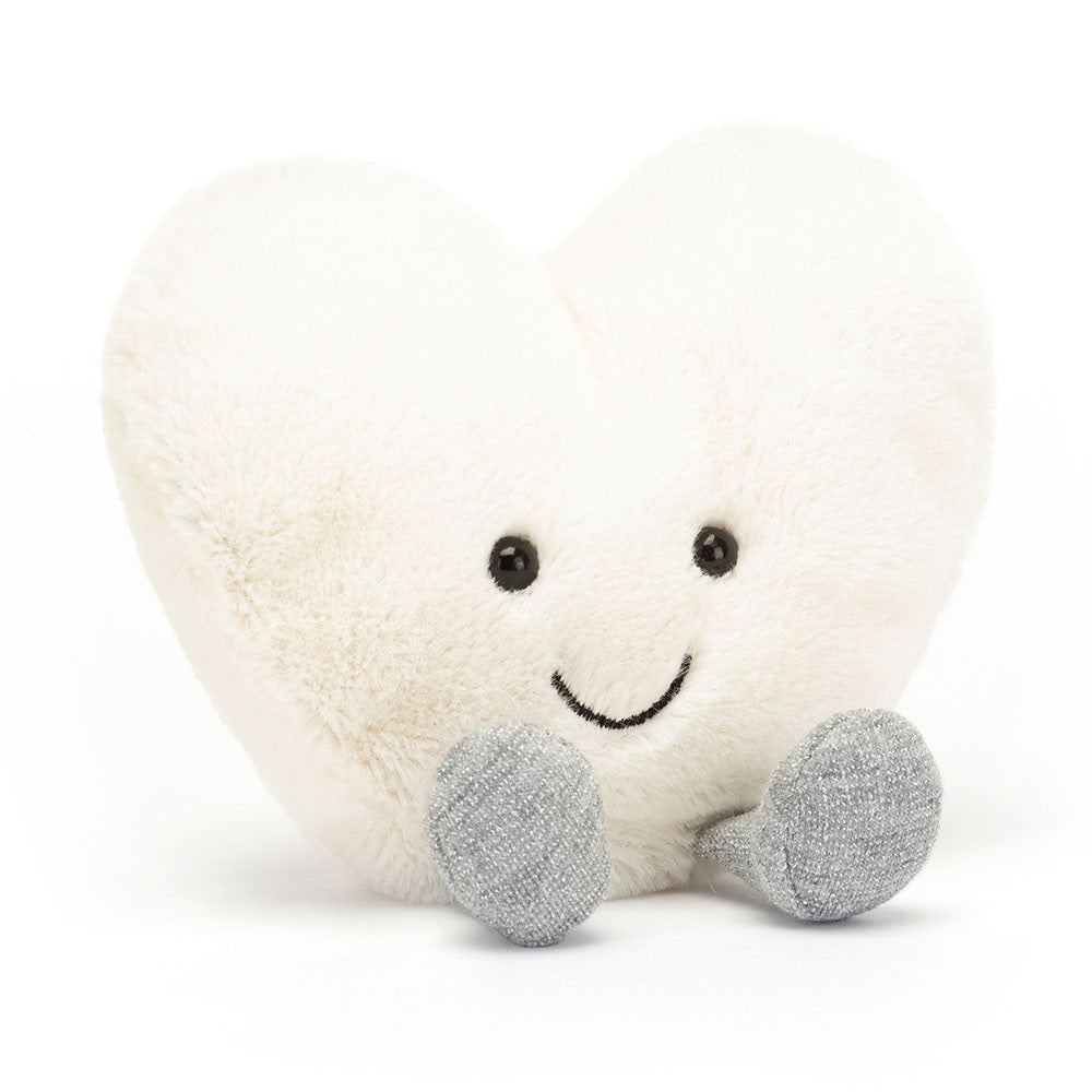 Jellycat Amuseables Cream Heart Plush