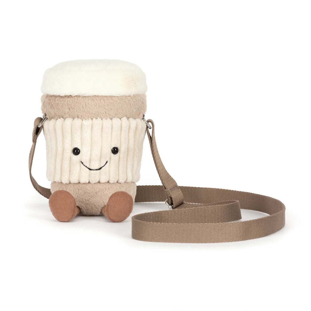 Jellycat Amuseables Perkle Coffee-to-Go Bag