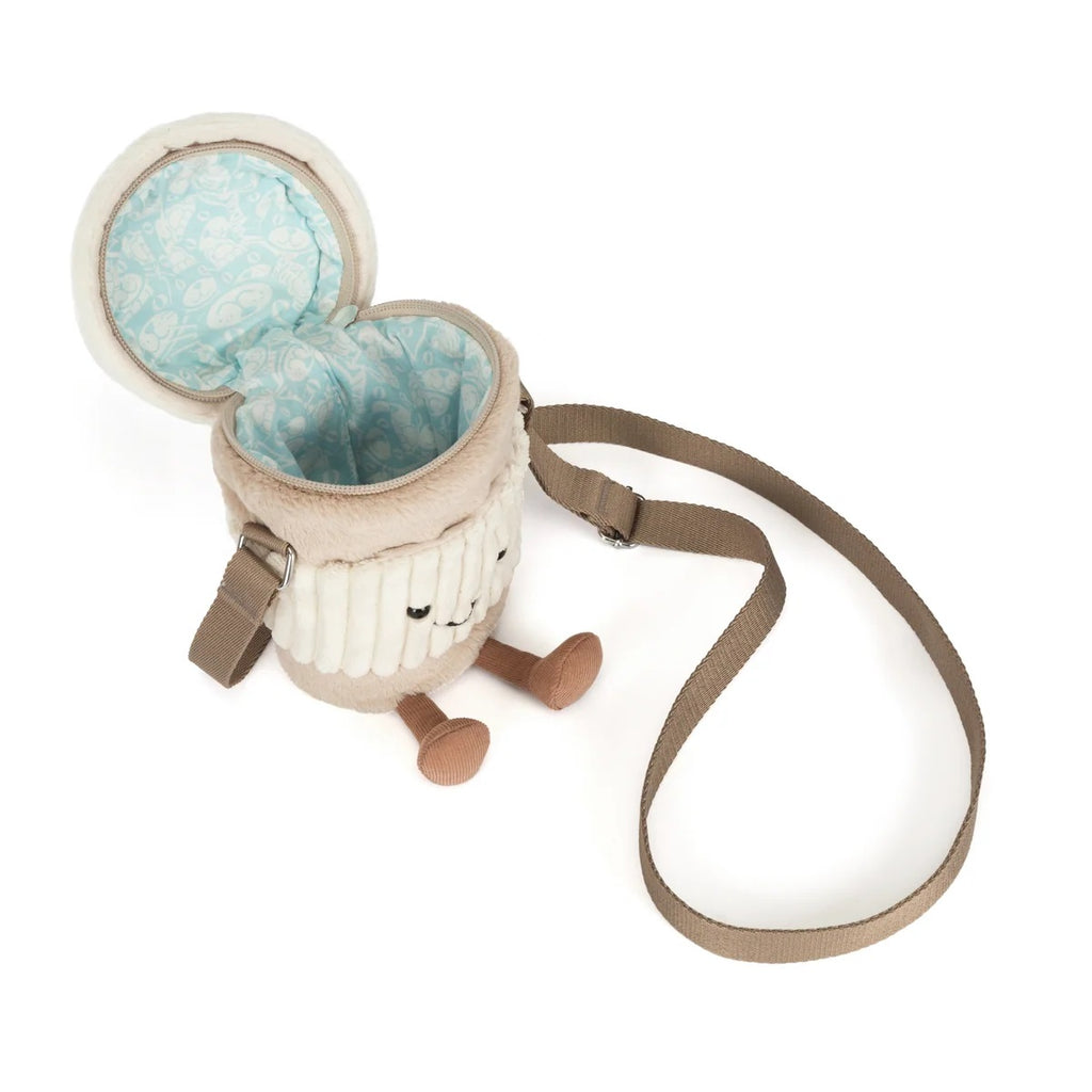 Jellycat Amuseables Perkle Coffee-to-Go Bag