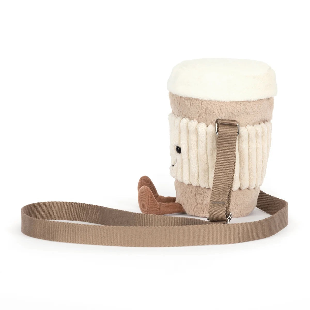 Jellycat Amuseables Perkle Coffee-to-Go Bag