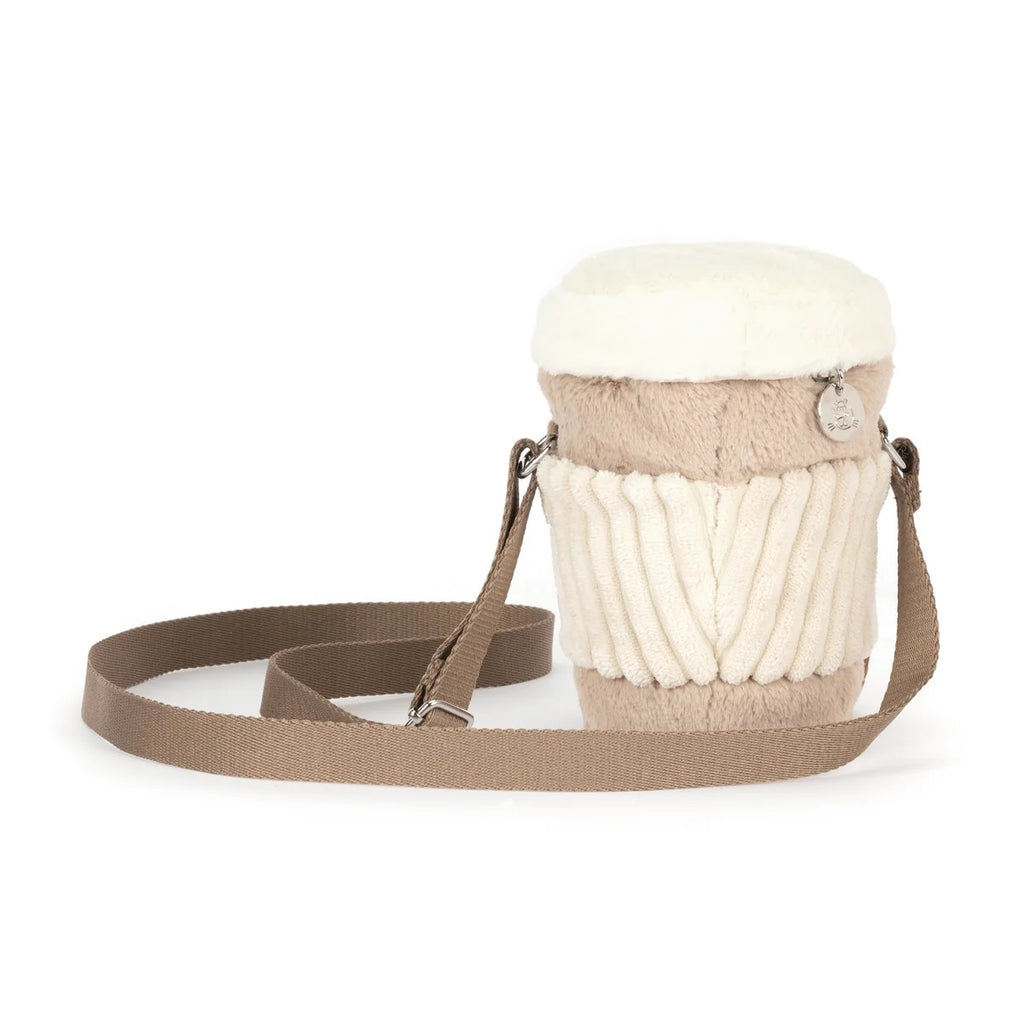 Jellycat Amuseables Perkle Coffee-to-Go Bag