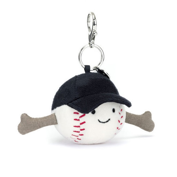 Plush Jellycat Bag Charm Baseball