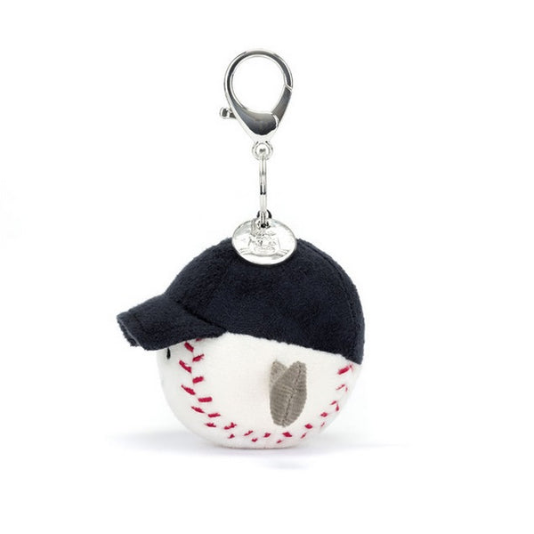 Plush Jellycat Bag Charm Baseball