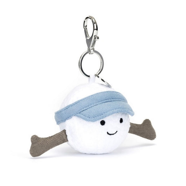 Plush Jellycat Bag Charm Golf Ball