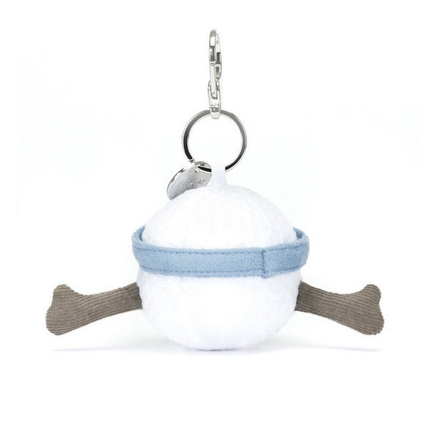 Plush Jellycat Bag Charm Golf Ball