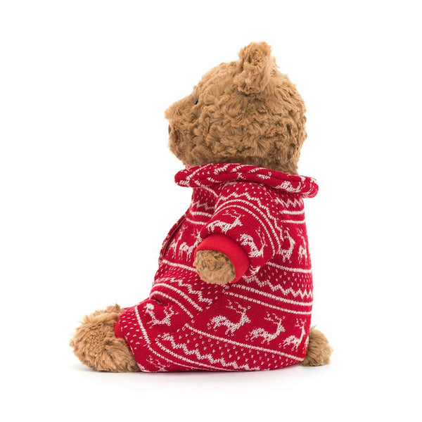 Jellycat Bartholomew Bear Winter Pyjamas Plush