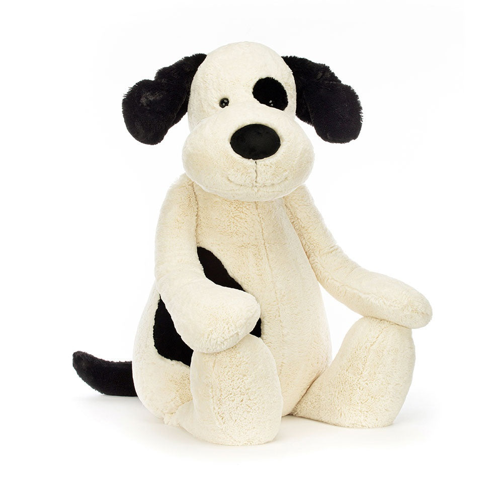 Jellycat Bashful Black & Cream Puppy Giant Plush