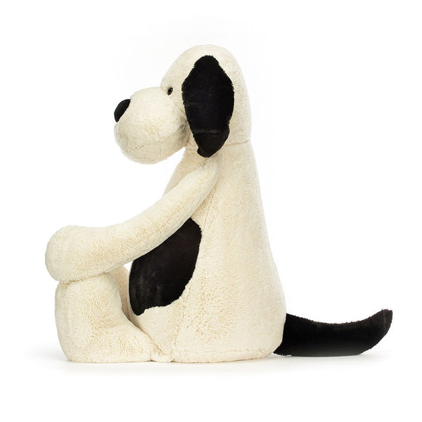 Jellycat Bashful Black & Cream Puppy Giant Plush