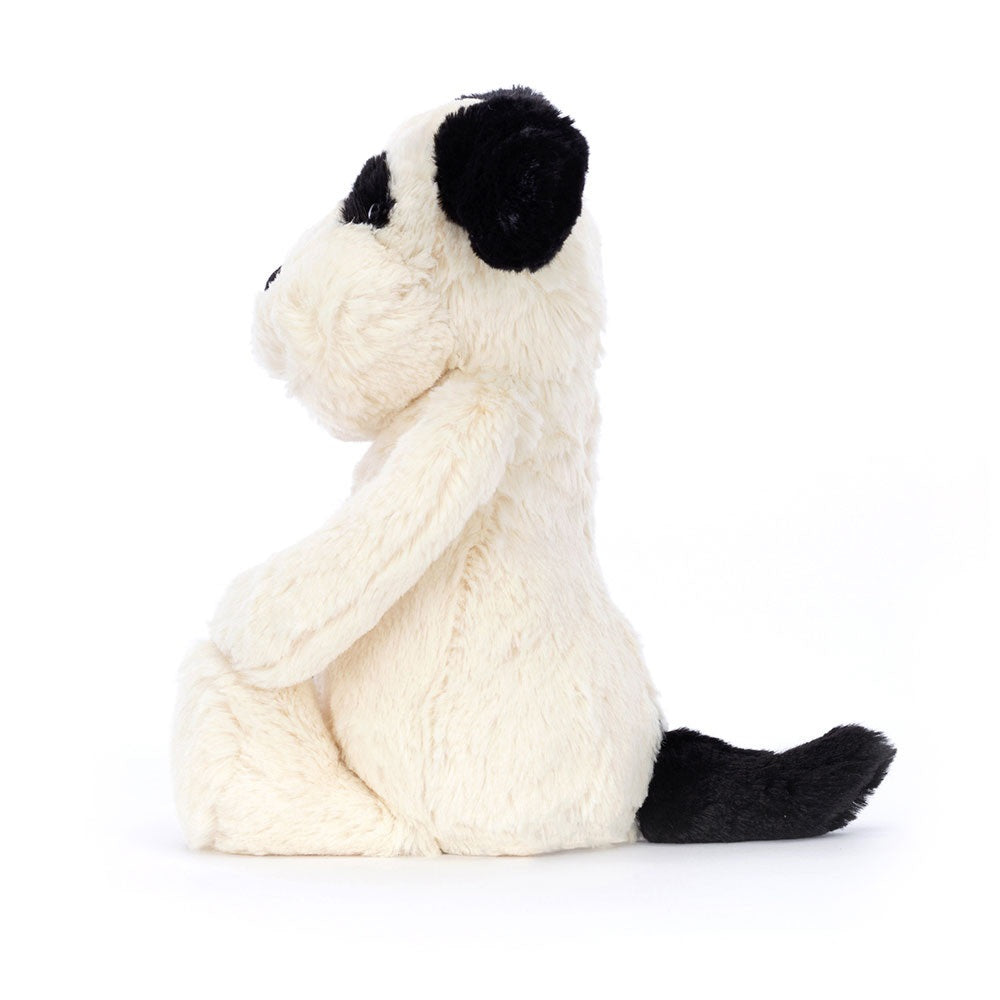 Jellycat Bashful Black Cream Puppy Medium Plush