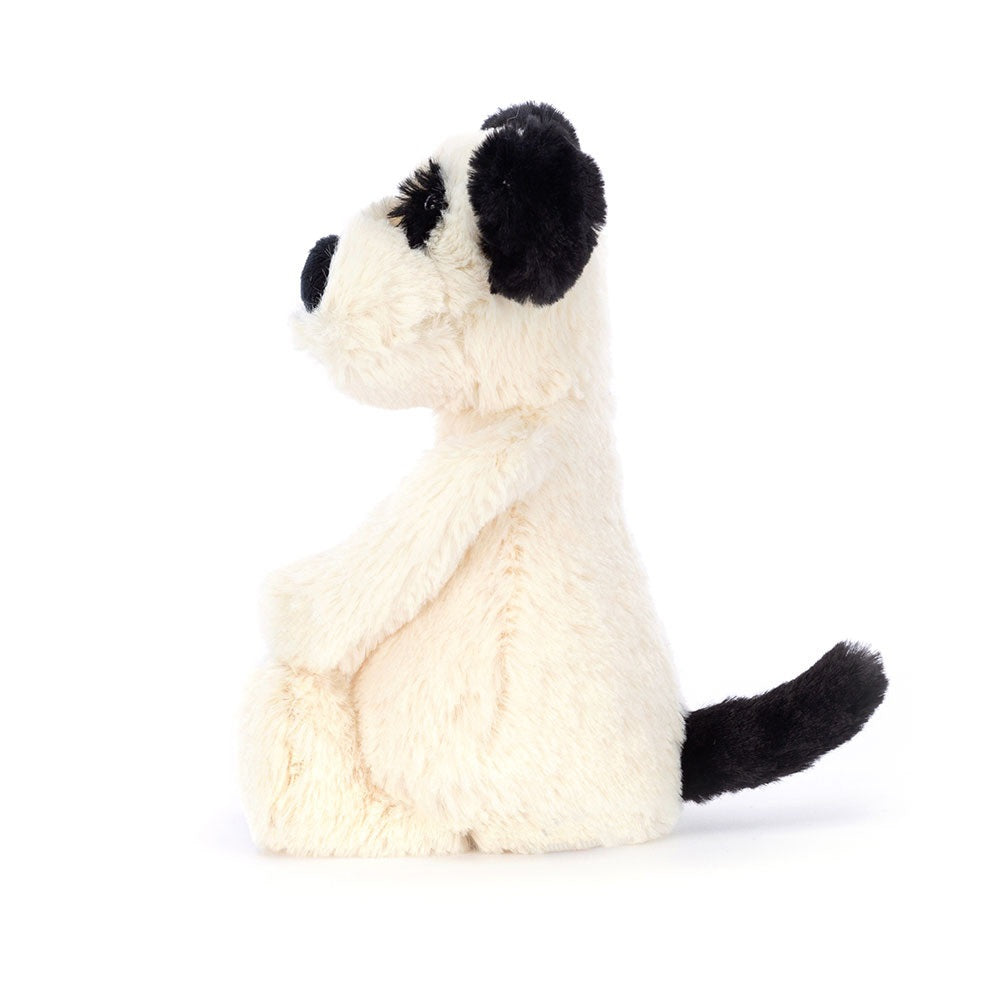 Jellycat Bashful Rufferty Black & Cream Puppy