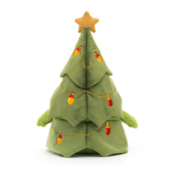 Jellycat Christmas Tree Ricky Rain Frog Plush