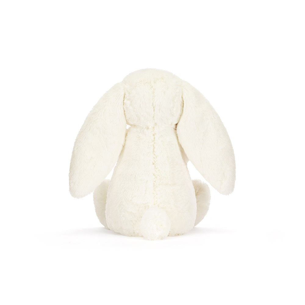 Jellycat Cream Bunny with Rose Plush