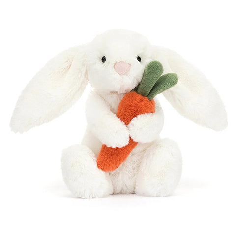 Bashful Carrot Bunny Plush