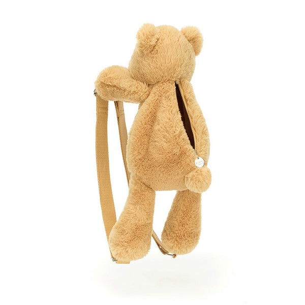 Jellycat Smudge Bear Plush Backpack