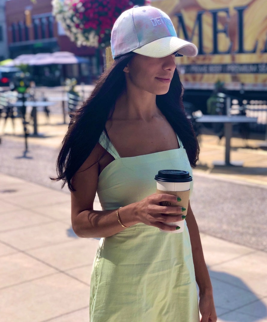 Detroit Tie Dye Baseball Cap