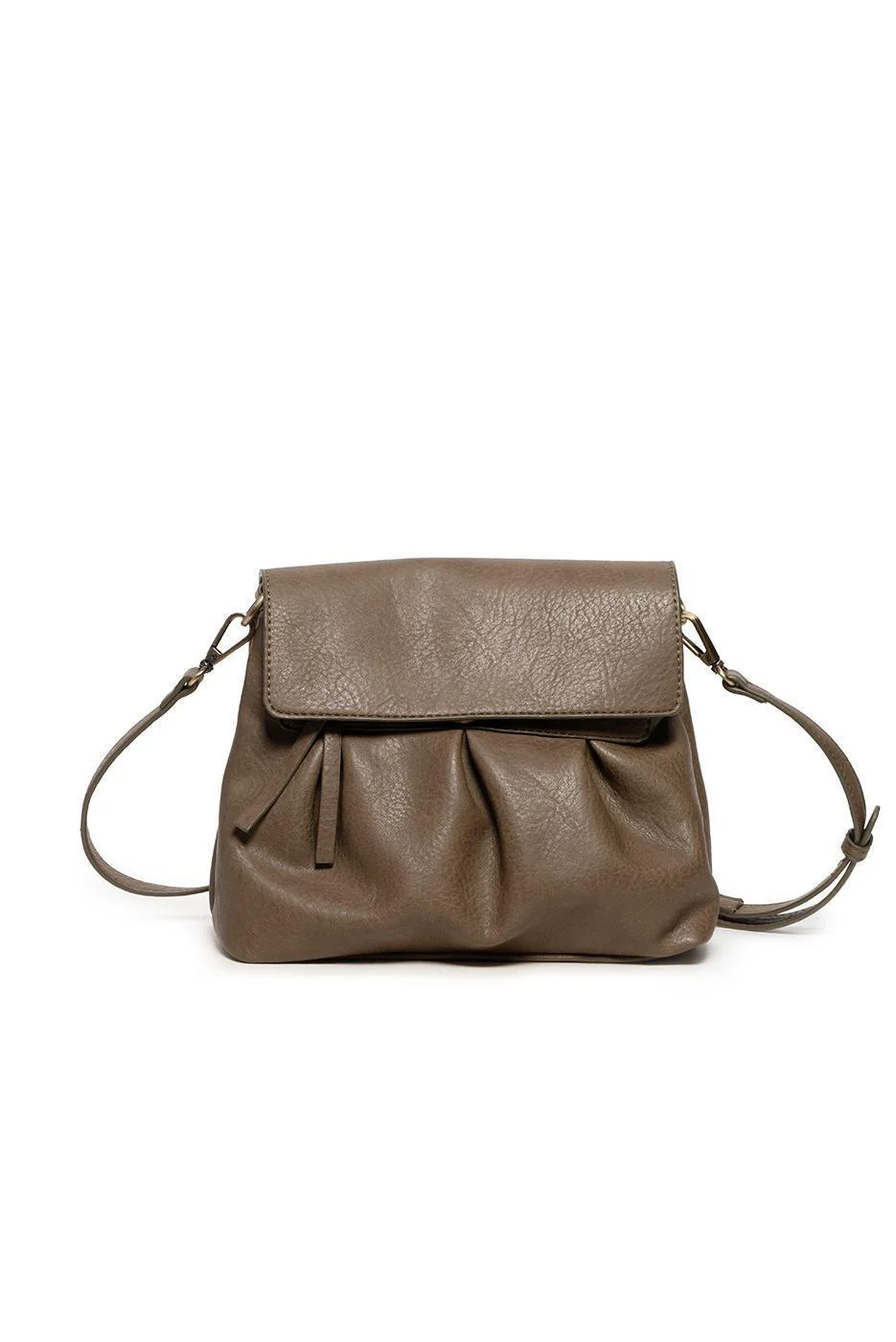 Adrienne Pleated Flap Crossbody / Click for Colors