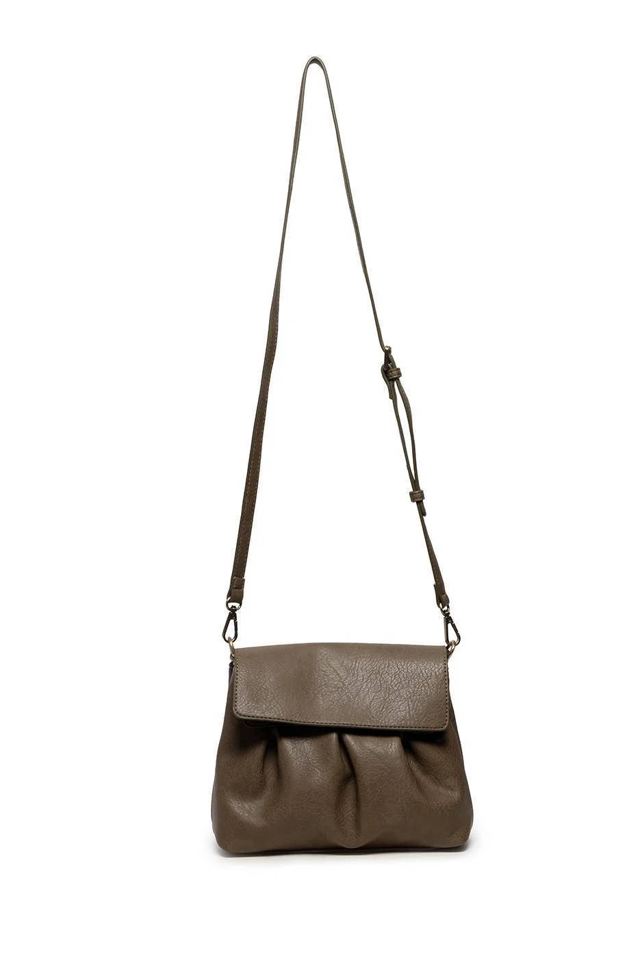 Adrienne Pleated Flap Crossbody / Click for Colors
