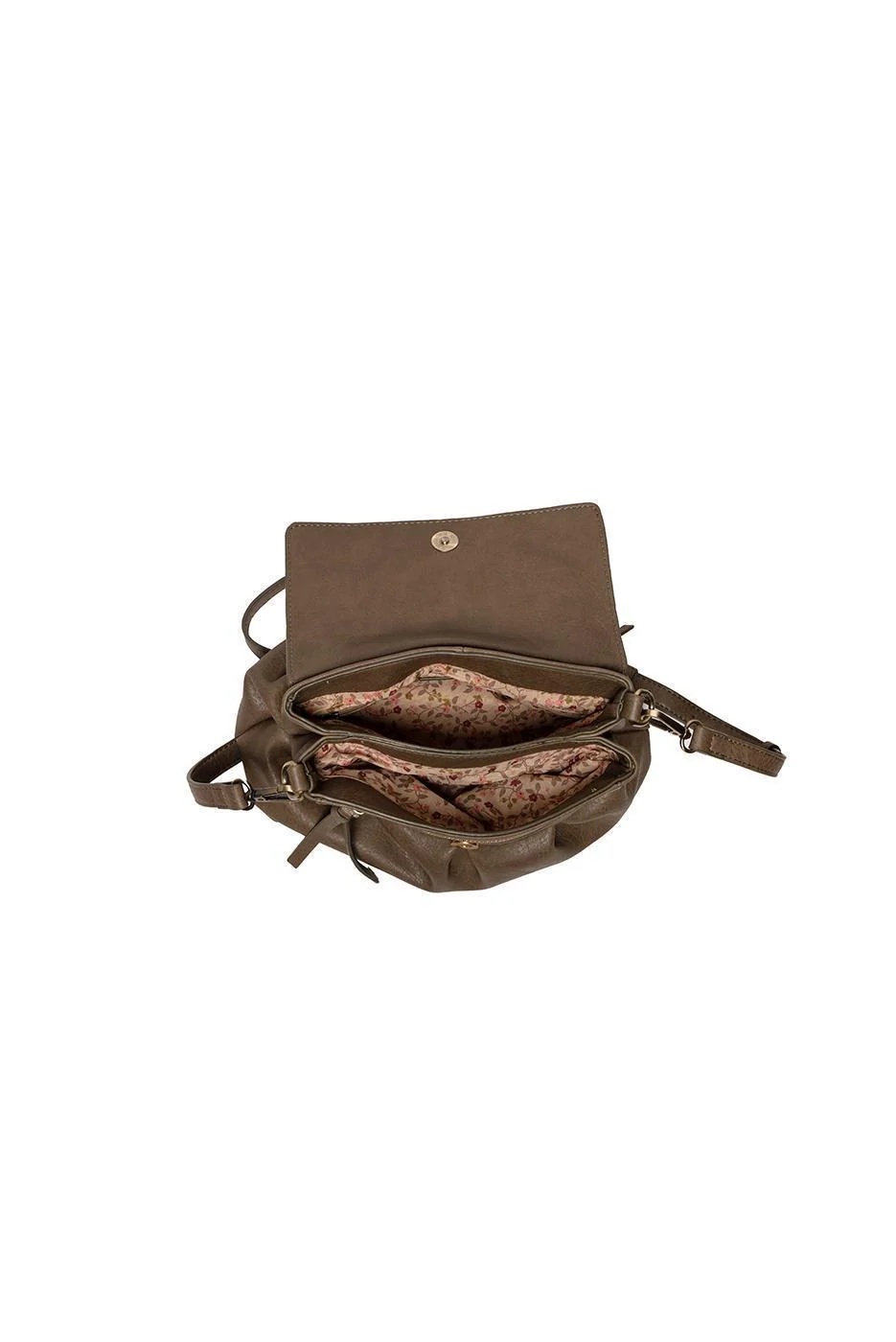 Adrienne Pleated Flap Crossbody / Click for Colors