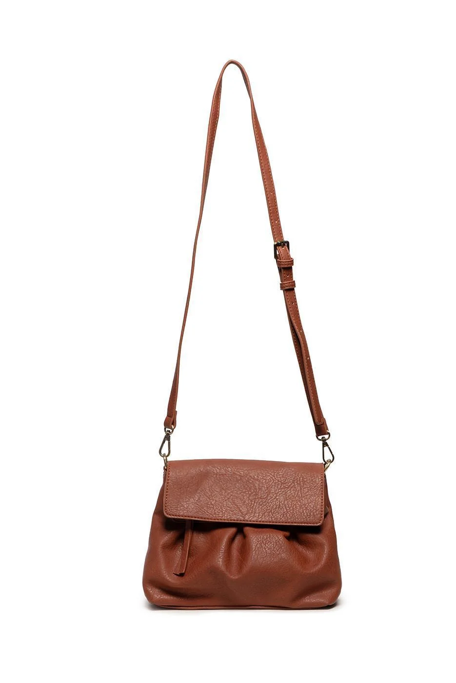 Adrienne Pleated Flap Crossbody / Click for Colors